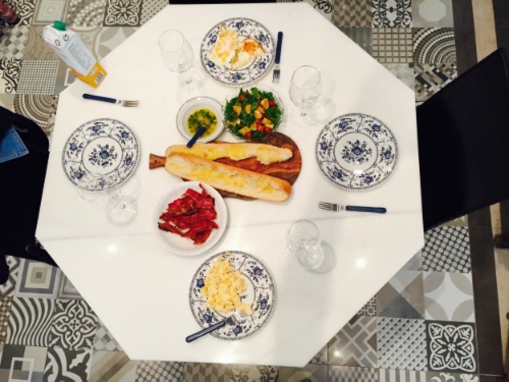 Home-cooked breakfast