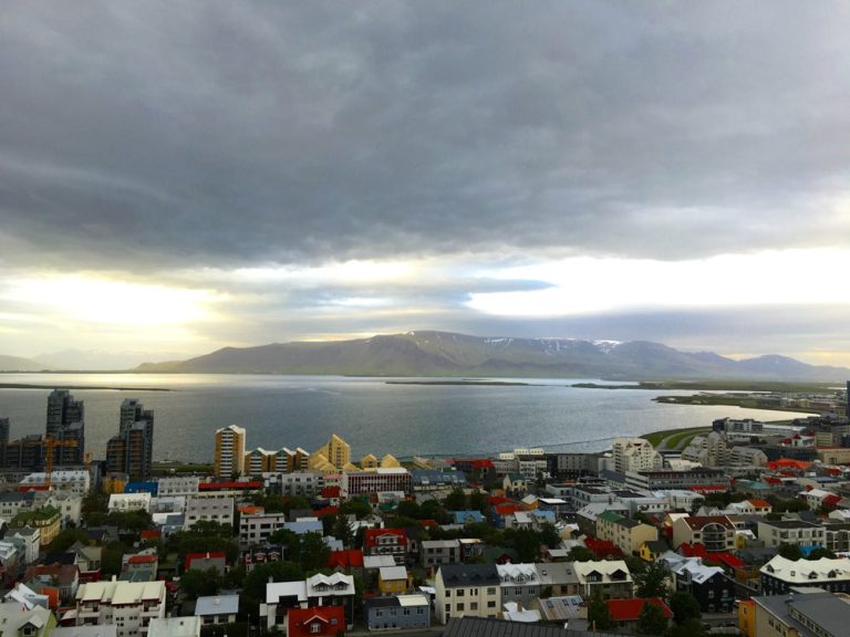 Iceland city view