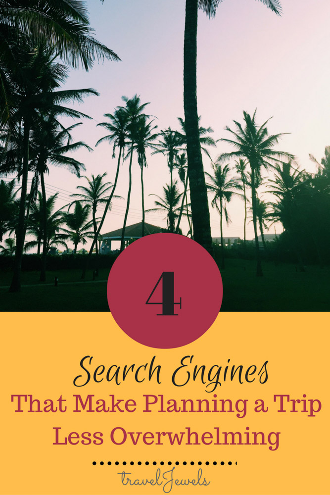 Travel search engine pin