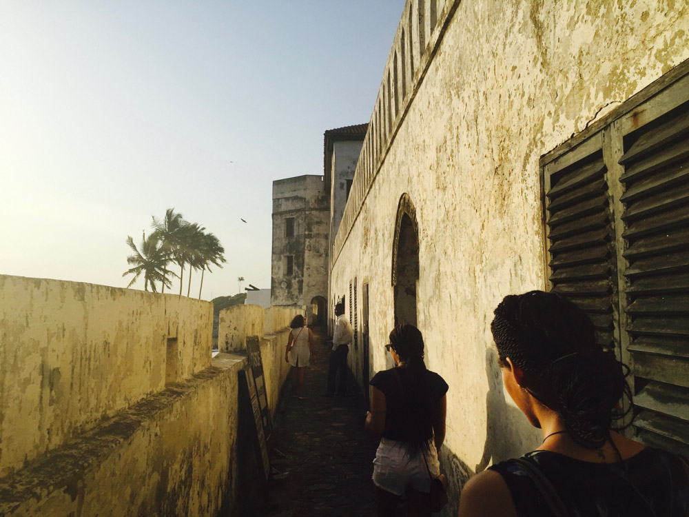 Walking through Elmina Castle