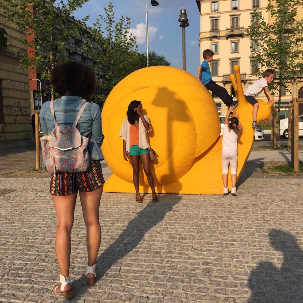 Snail statue in Valencia