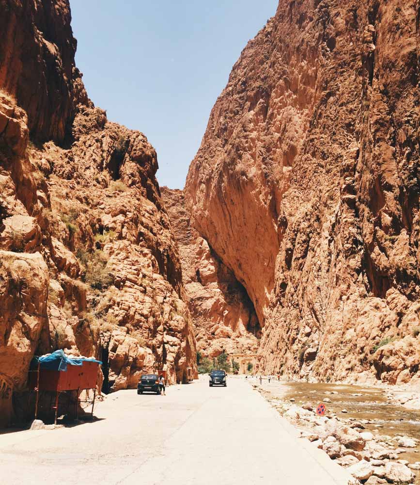 Todra Gorge valley