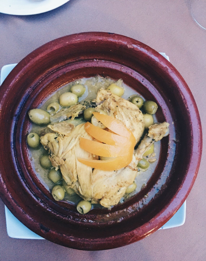 Chicken Tangine in Morocco