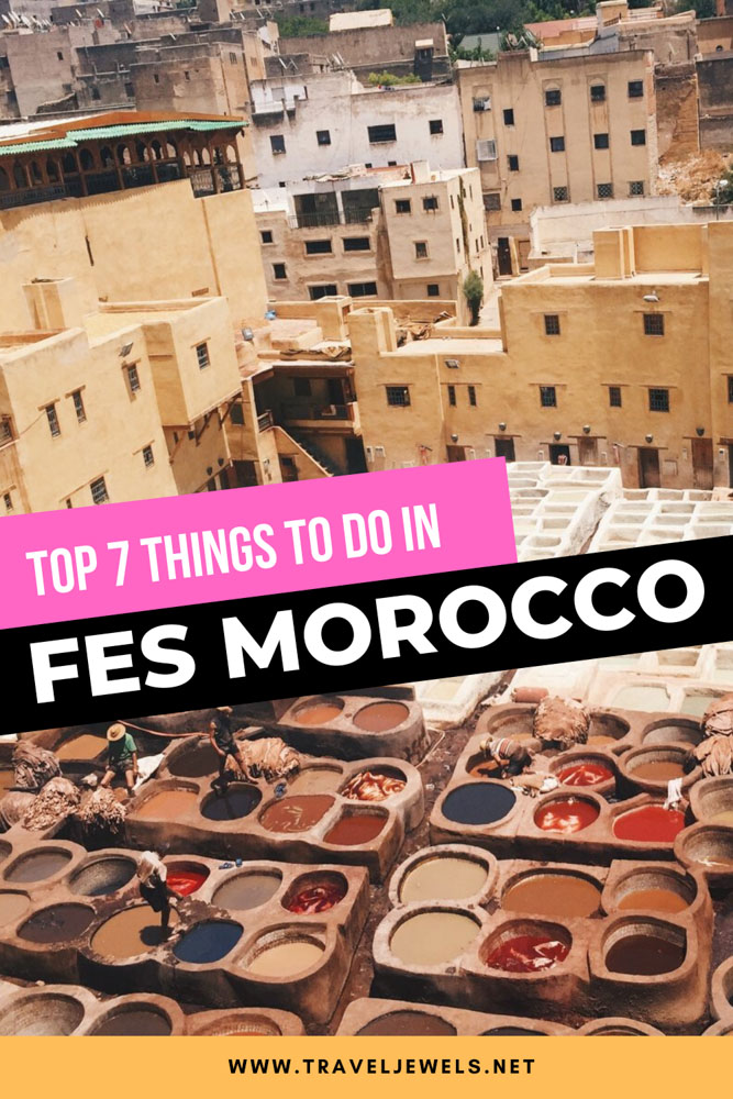 Pin for Top Things to do in Fes