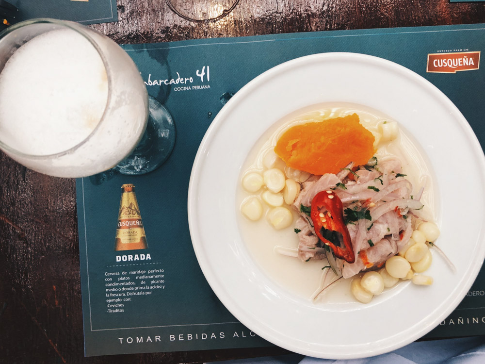 Ceviche in Peru