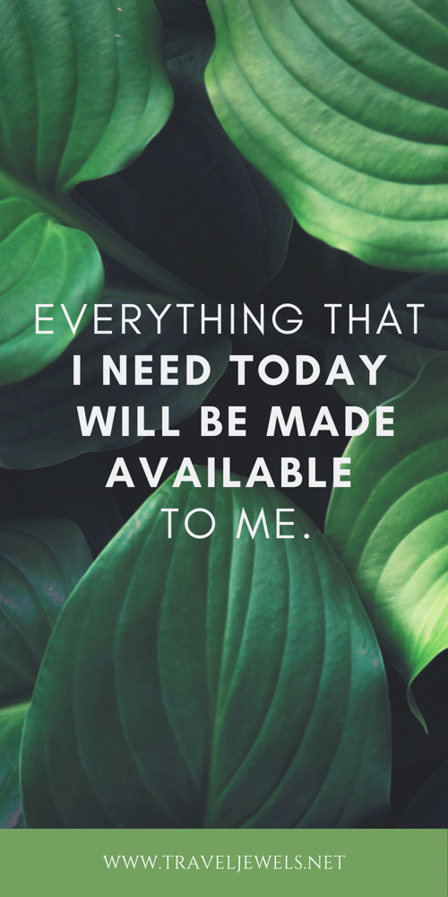 Travel Affirmations for the journey