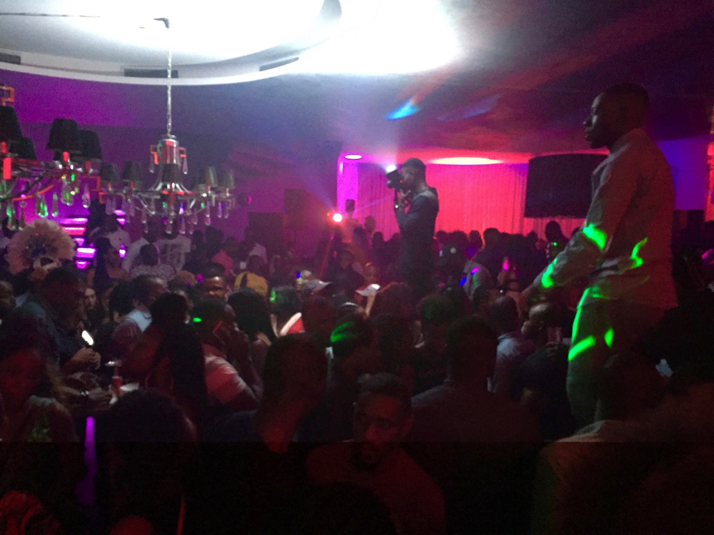 Soho lounge in Accra packed with people