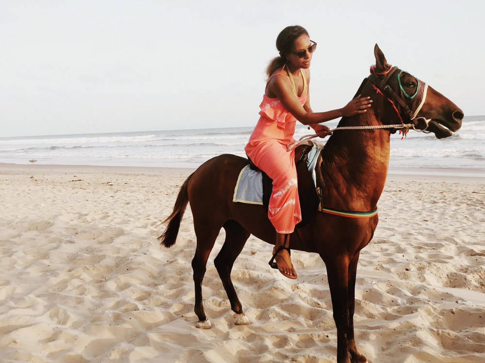Jewels Horseback riding at Labadi Beach Club