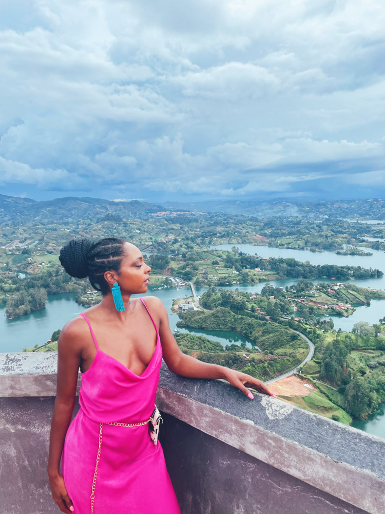 Jewels on top of El Penol in Colombia