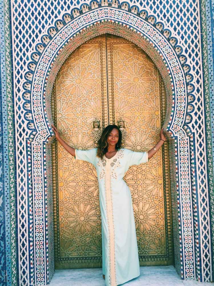 Jewels in traditional Moroccan dress